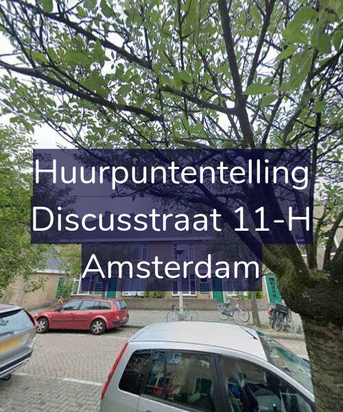 Foto gevel Huurpuntentelling voor Discusstraat 11-H, Amsterdam