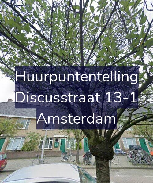 Foto gevel Huurpuntentelling voor Discusstraat 13-1, Amsterdam