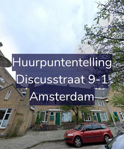 Foto gevel Huurpuntentelling voor Discusstraat 9-1, Amsterdam