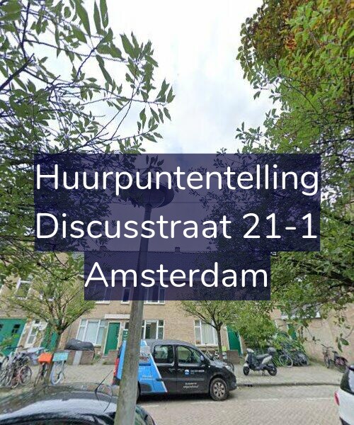 Foto gevel Huurpuntentelling voor Discusstraat 21-1, Amsterdam