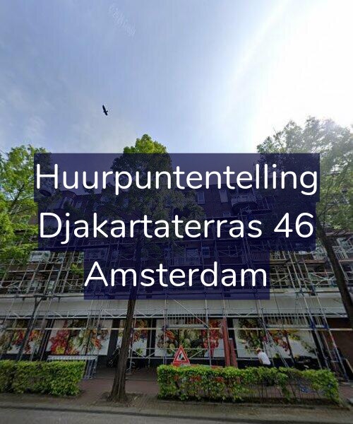 Foto gevel Huurpuntentelling voor Djakartaterras 46, Amsterdam