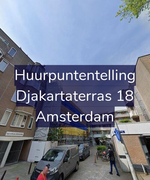 Foto gevel Huurpuntentelling voor Djakartaterras 18, Amsterdam