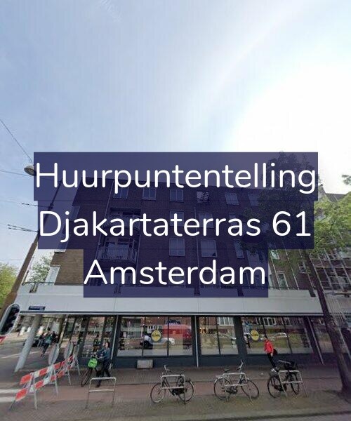 Foto gevel Huurpuntentelling voor Djakartaterras 61, Amsterdam