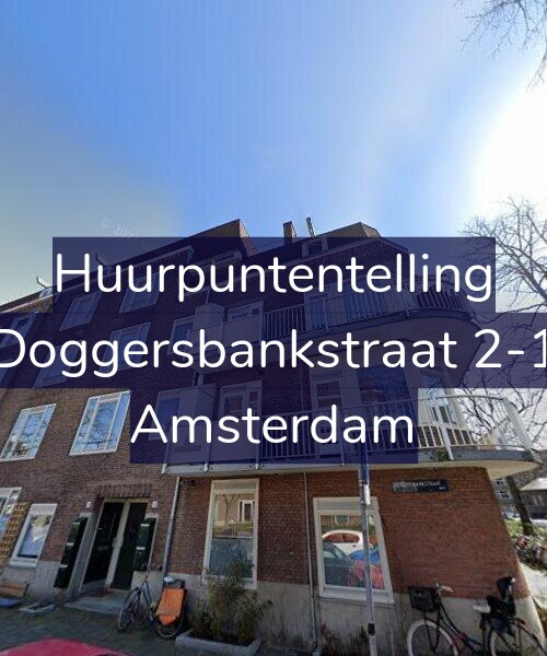 Foto gevel Huurpuntentelling voor Doggersbankstraat 2-1, Amsterdam