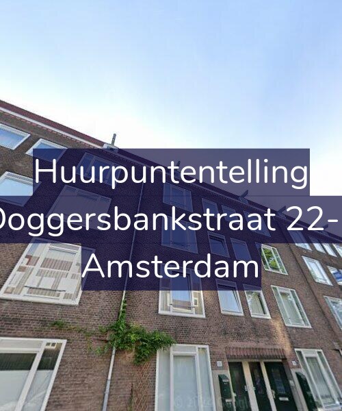 Foto gevel Huurpuntentelling voor Doggersbankstraat 22-2, Amsterdam