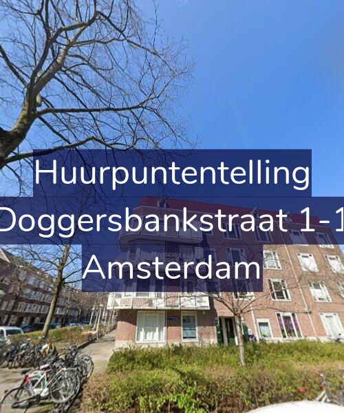 Foto gevel Huurpuntentelling voor Doggersbankstraat 1-1, Amsterdam