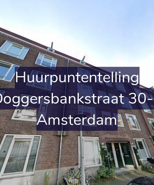 Foto gevel Huurpuntentelling voor Doggersbankstraat 30-1, Amsterdam