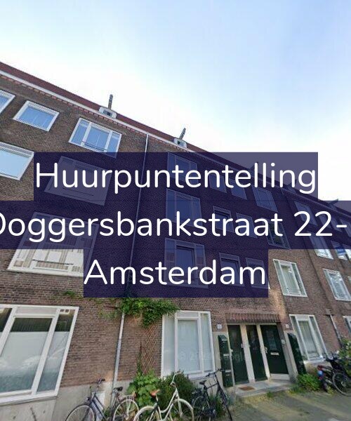 Foto gevel Huurpuntentelling voor Doggersbankstraat 22-1, Amsterdam