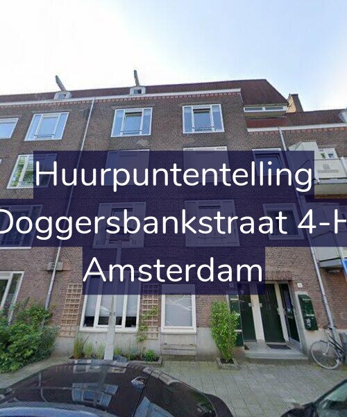 Foto gevel Huurpuntentelling voor Doggersbankstraat 4-H, Amsterdam
