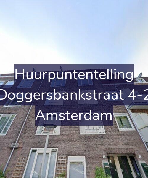 Foto gevel Huurpuntentelling voor Doggersbankstraat 4-2, Amsterdam