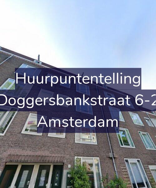 Foto gevel Huurpuntentelling voor Doggersbankstraat 6-2, Amsterdam