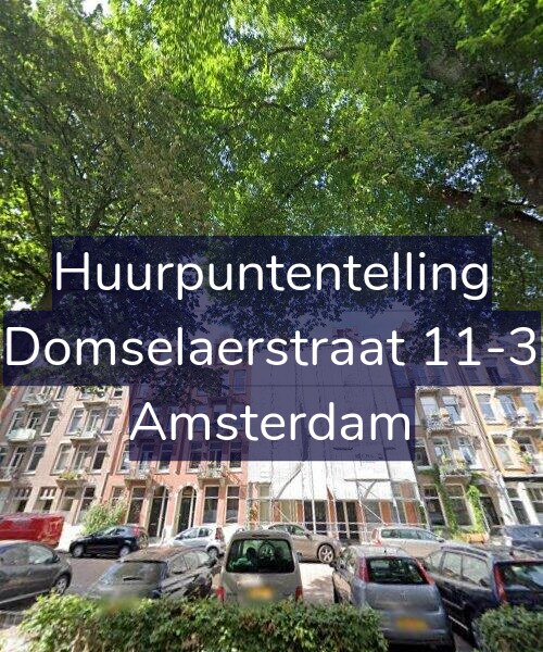 Foto gevel Huurpuntentelling voor Domselaerstraat 11-3, Amsterdam