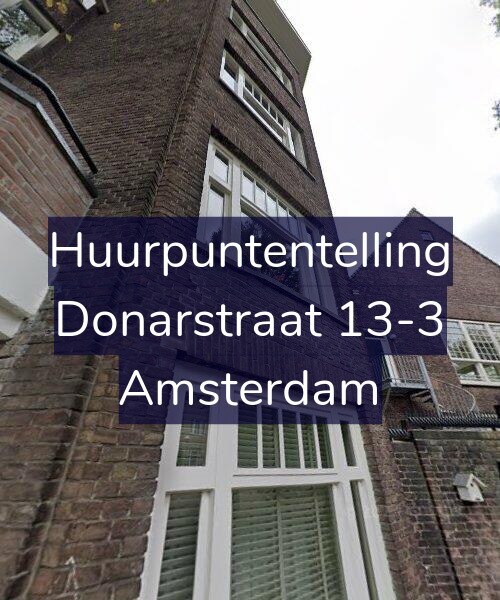 Foto gevel Huurpuntentelling voor Donarstraat 13-3, Amsterdam