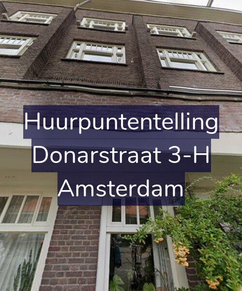 Foto gevel Huurpuntentelling voor Donarstraat 3-H, Amsterdam