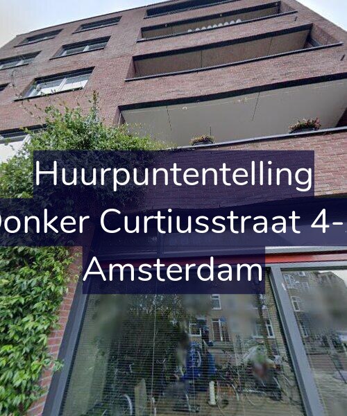 Foto gevel Huurpuntentelling voor Donker Curtiusstraat 4-A, Amsterdam