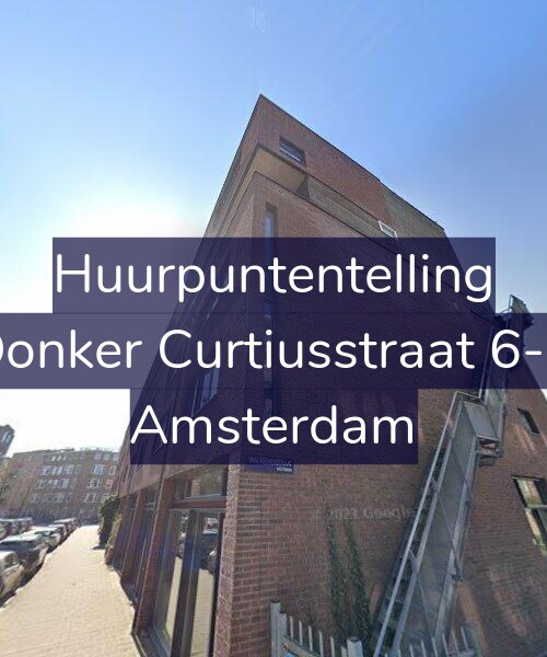 Foto gevel Huurpuntentelling voor Donker Curtiusstraat 6-B, Amsterdam