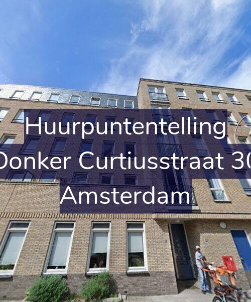 Foto gevel Huurpuntentelling voor Donker Curtiusstraat 30, Amsterdam