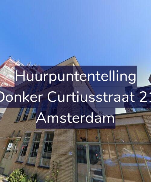 Foto gevel Huurpuntentelling voor Donker Curtiusstraat 21, Amsterdam