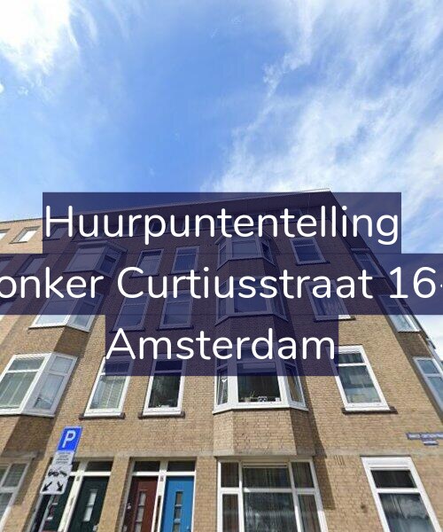 Foto gevel Huurpuntentelling voor Donker Curtiusstraat 16-2, Amsterdam