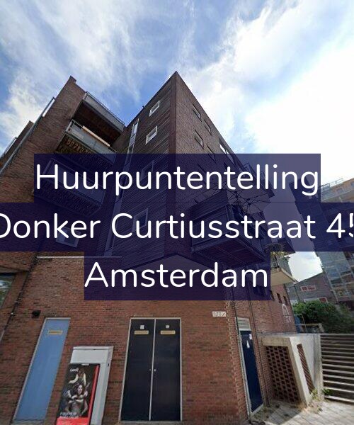 Foto gevel Huurpuntentelling voor Donker Curtiusstraat 45, Amsterdam