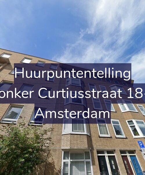 Foto gevel Huurpuntentelling voor Donker Curtiusstraat 18-3, Amsterdam