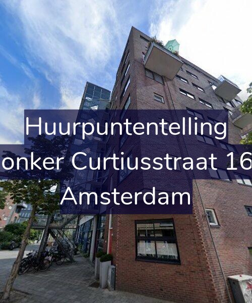 Foto gevel Huurpuntentelling voor Donker Curtiusstraat 161, Amsterdam