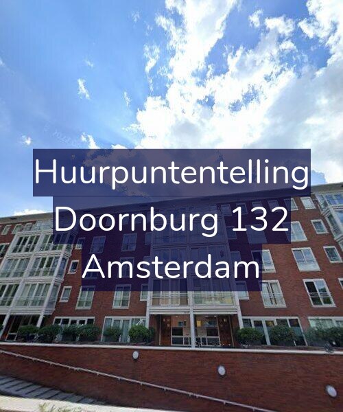 Foto gevel Huurpuntentelling voor Doornburg 132, Amsterdam