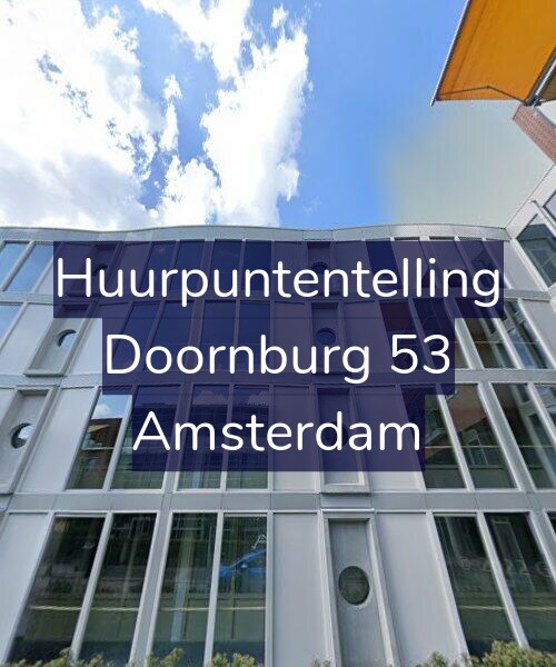 Foto gevel Huurpuntentelling voor Doornburg 53, Amsterdam