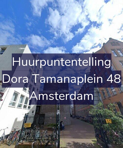 Foto gevel Huurpuntentelling voor Dora Tamanaplein 48, Amsterdam