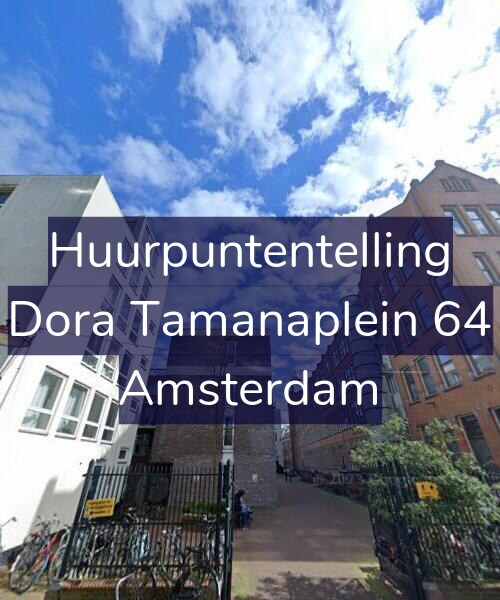 Foto gevel Huurpuntentelling voor Dora Tamanaplein 64, Amsterdam