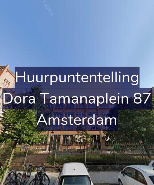 Foto gevel Huurpuntentelling voor Dora Tamanaplein 87, Amsterdam