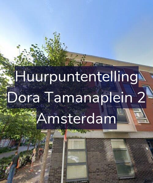 Foto gevel Huurpuntentelling voor Dora Tamanaplein 2, Amsterdam