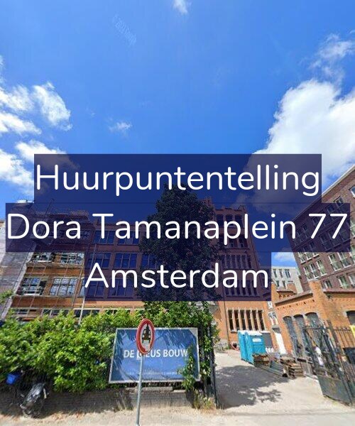 Foto gevel Huurpuntentelling voor Dora Tamanaplein 77, Amsterdam