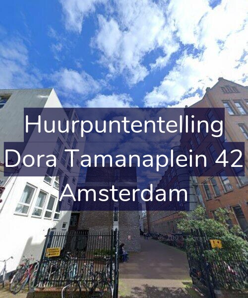 Foto gevel Huurpuntentelling voor Dora Tamanaplein 42, Amsterdam