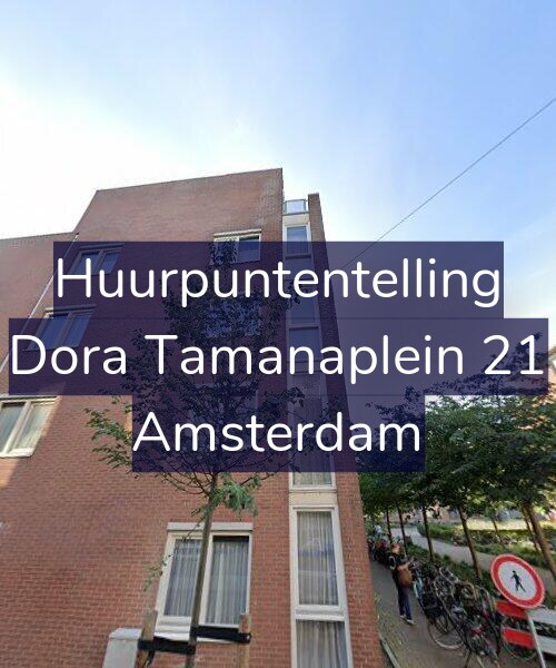Foto gevel Huurpuntentelling voor Dora Tamanaplein 21, Amsterdam
