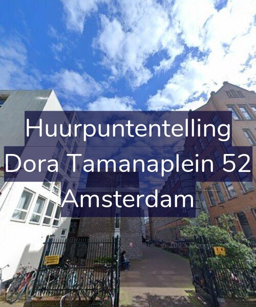 Foto gevel Huurpuntentelling voor Dora Tamanaplein 52, Amsterdam