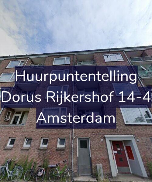 Foto gevel Huurpuntentelling voor Dorus Rijkershof 14-4, Amsterdam