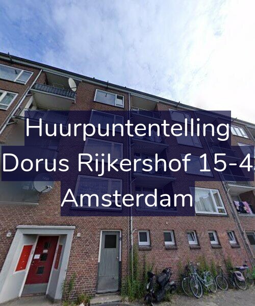 Foto gevel Huurpuntentelling voor Dorus Rijkershof 15-4, Amsterdam