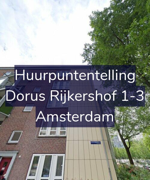 Foto gevel Huurpuntentelling voor Dorus Rijkershof 1-3, Amsterdam