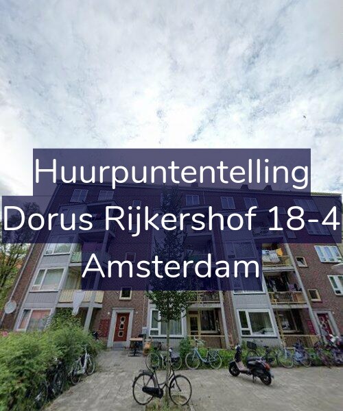 Foto gevel Huurpuntentelling voor Dorus Rijkershof 18-4, Amsterdam