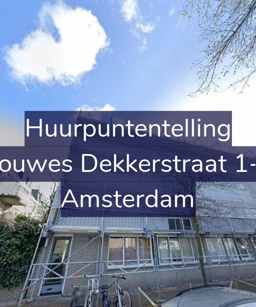 Foto gevel Huurpuntentelling voor Douwes Dekkerstraat 1-C, Amsterdam