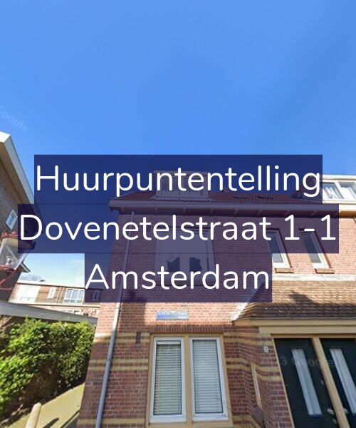 Foto gevel Huurpuntentelling voor Dovenetelstraat 1-1, Amsterdam