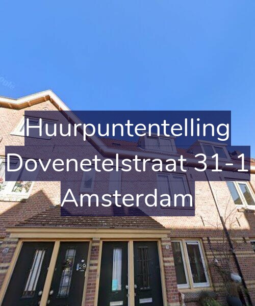 Foto gevel Huurpuntentelling voor Dovenetelstraat 31-1, Amsterdam