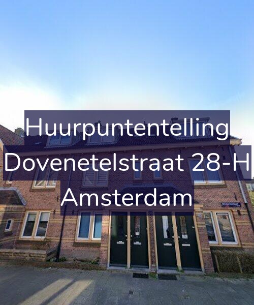 Foto gevel Huurpuntentelling voor Dovenetelstraat 28-H, Amsterdam