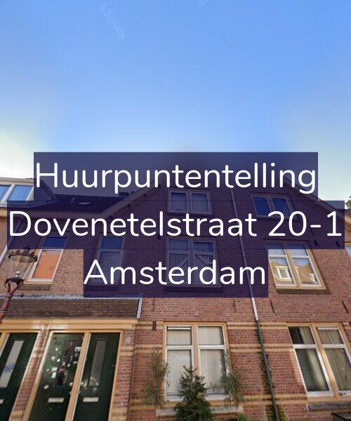 Foto gevel Huurpuntentelling voor Dovenetelstraat 20-1, Amsterdam