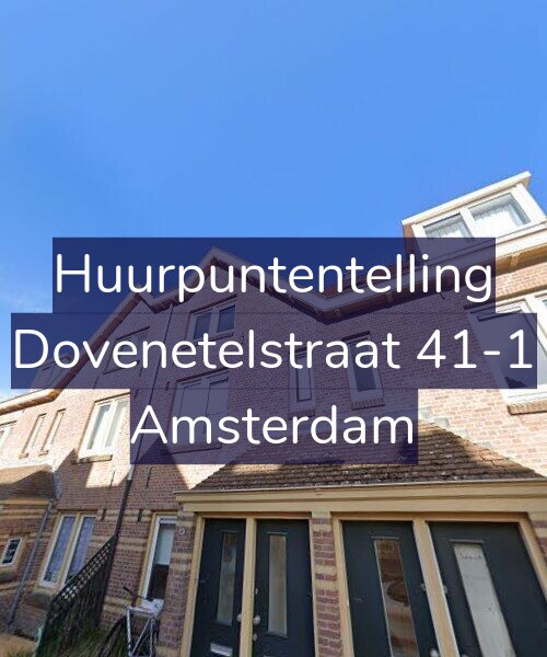 Foto gevel Huurpuntentelling voor Dovenetelstraat 41-1, Amsterdam