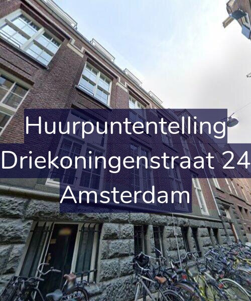 Foto gevel Huurpuntentelling voor Driekoningenstraat 24, Amsterdam