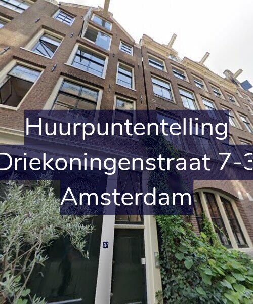 Foto gevel Huurpuntentelling voor Driekoningenstraat 7-3, Amsterdam