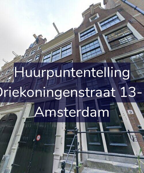 Foto gevel Huurpuntentelling voor Driekoningenstraat 13-1, Amsterdam