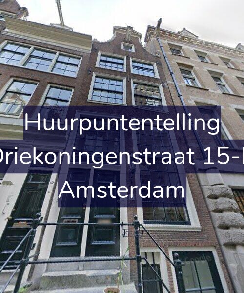 Foto gevel Huurpuntentelling voor Driekoningenstraat 15-B, Amsterdam